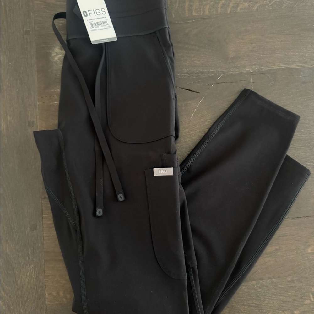 Figs Black Scrub Pants